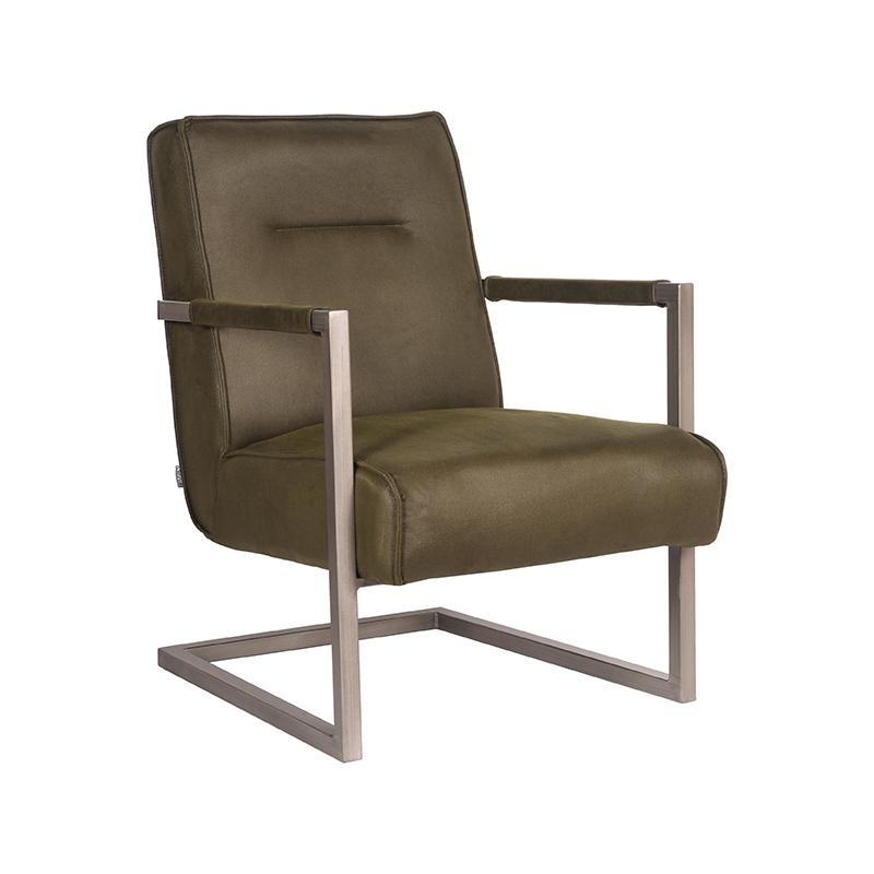 LABEL51 Fauteuil Jim - Army green - Microfiber