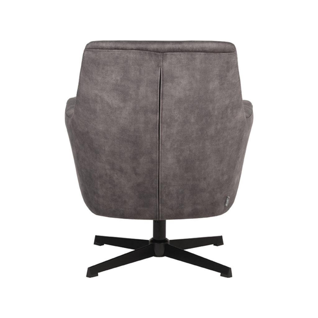 LABEL51 Fauteuil Toby - Antraciet
