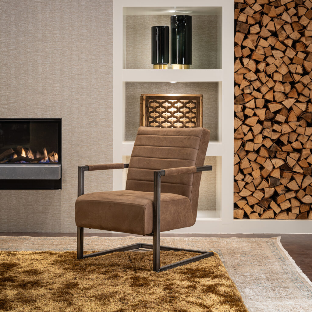 Tower Living Fauteuil Rocca - Bull brown