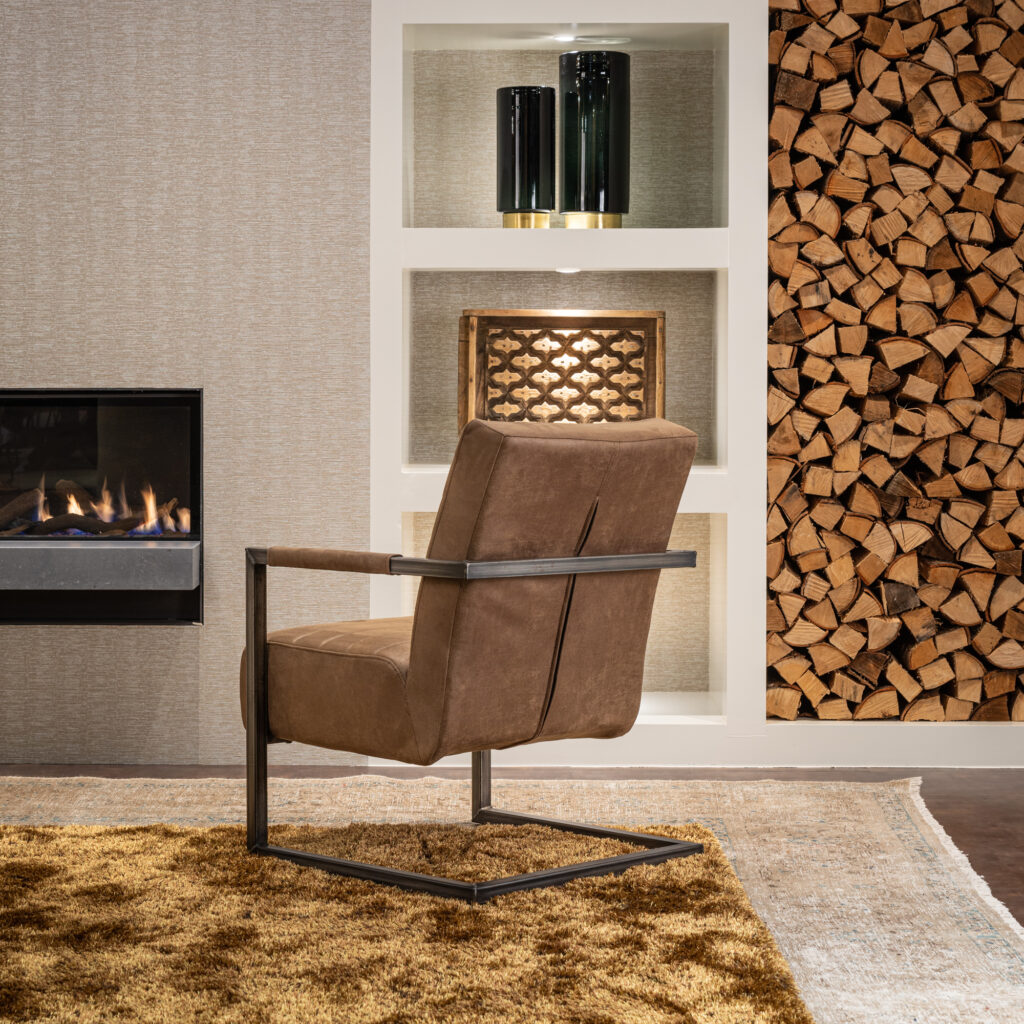 Tower Living Fauteuil Rocca - Bull brown