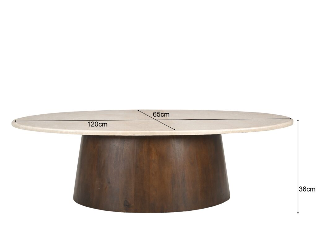 Livingfurn Bottecino Oval 120cm