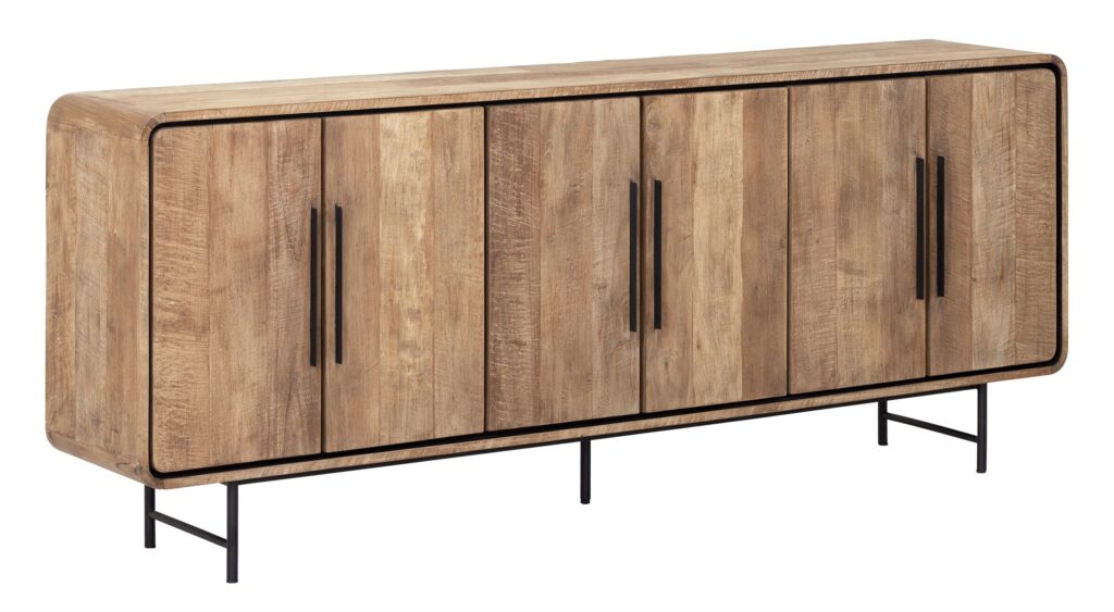 DTP Dresser Evo, 6 doors,90x220x40 cm, recycled teakwood