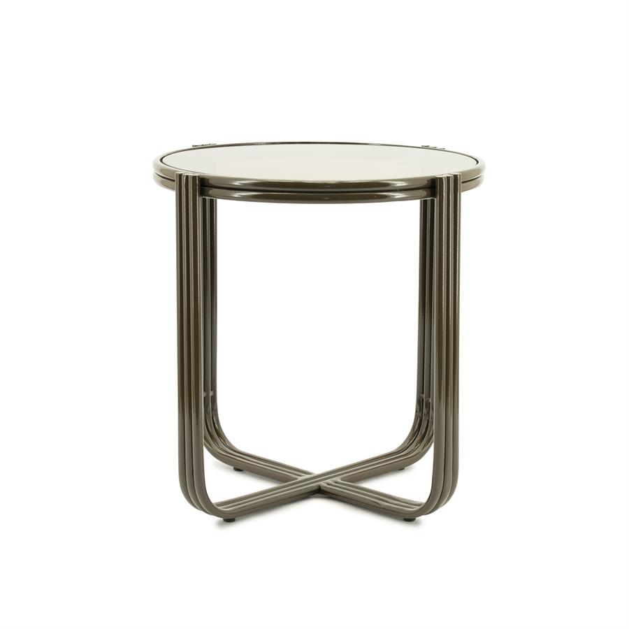 ByBoo Side table Groovy - brown